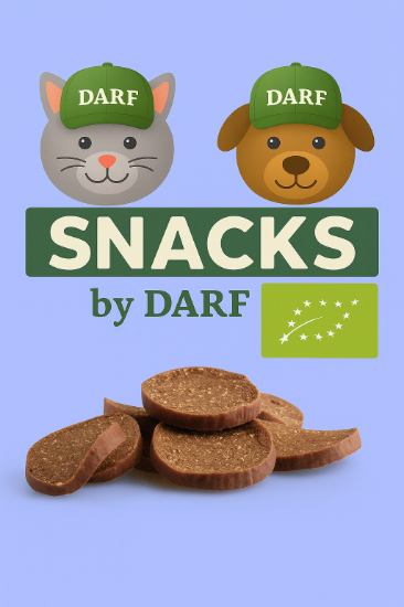 Afbeeldingen van DARF BIO Snacks Vleesschijven Kip 10 stuks